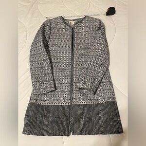 H&M blazer long sleeve open print